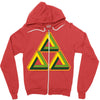 triforce illusion zelda Zipper Hoodie