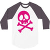 pink pirate 3/4 Sleeve Shirt