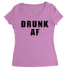 drunk af Women's Triblend Scoop T-shirt
