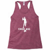 finger wag batle royal gaming Racerback Tank