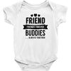 friend forever buddies Baby Bodysuit