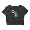 zombie cat Crop Top