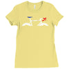 tour de france new 2015 logo Ladies Fitted T-Shirt