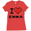 i love emma Ladies Fitted T-Shirt