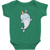 cute kawaii narwhals are cute Baby Bodysuit