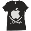 apple pirate Ladies Fitted T-Shirt