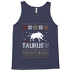 santa taurus christmas ugly t shirts Tank Top