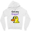 got any grapes Zipper Hoodie