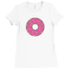 strobery donat Ladies Fitted T-Shirt