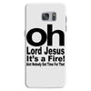 oh lord jesus it's a fire Samsung Galaxy S7