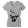 joker Women's V-Neck T-Shirt