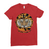 Astronaut Helmet Tiger Versace Ladies Fitted T-Shirt