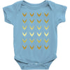 Maverick Pinstripe Lines Baby Onesie