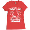 trust me i'm a zombie killer Ladies Fitted T-Shirt