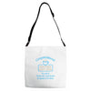 elf coffee Adjustable Strap Totes