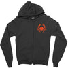 scorpion pocket Zipper Hoodie