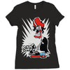 sad tee Ladies Fitted T-Shirt