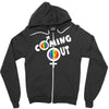 coming out Zipper Hoodie