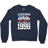 legends are born in 1996 hoodie 5 Crewneck Sweatshirt