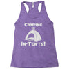 camping is intents Racerback Tank