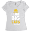 i like big monster cars Women's Triblend Scoop T-shirt