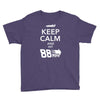 keep calm and hit 88 mph time travel Youth Tee