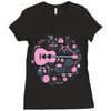pop heart Ladies Fitted T-Shirt