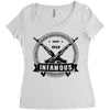 infamous 1949 Women's Triblend Scoop T-shirt