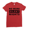 No More Silent Nights Ladies Fitted T-Shirt