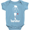 funny stars wars godfather parody yourfather mens Baby Onesie