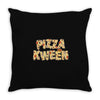 pizza kween Throw Pillow