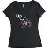 up and atom funny science best product Women's Triblend Scoop T-shirt