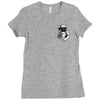 pocket dark link Ladies Fitted T-Shirt