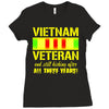 vietnam veteran Ladies Fitted T-Shirt