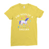 i'm really a unicorn Ladies Fitted T-Shirt