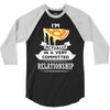 I Am Pizza Actually In A Very Commited Relationship 3/4 Sleeve Shirt