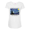 Vincent Van Gogh The Starry Night Maternity Scoop Neck T-shirt