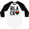 black love 3/4 Sleeve Shirt