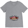 January Peeking Out Baby Girl V-Neck Tee