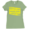 danger danger friend zone funny slogan Ladies Fitted T-Shirt