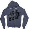 worlds okayest boyfriend Zipper Hoodie