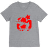eric cantona, kungfu, manu V-Neck Tee