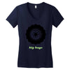 big men knows Women's V-Neck T-Shirt