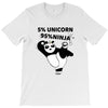 5 Percent Unicorn 95 Percent Ninja T-Shirt