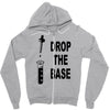 drop the base Zipper Hoodie