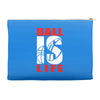 ball is life funny sports Accessory Pouches