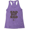 sad but rad girls Racerback Tank