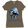 muscle shark its summer time Ladies Fitted T-Shirt