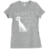 whippet .. Ladies Fitted T-Shirt
