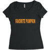 favorite pumpkin Women's Triblend Scoop T-shirt
